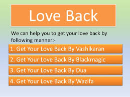 wazifa and dua spells for getting lost love back